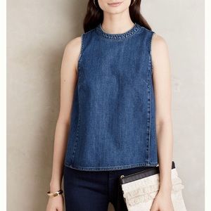 Holding Horses Denim Top Large. New with Tags